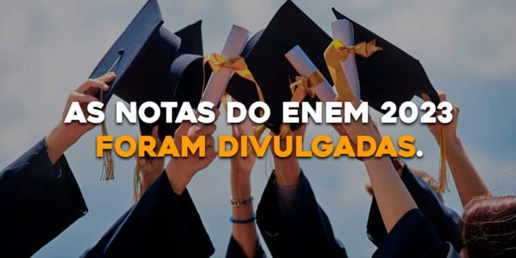 As notas do Enem 2023 foram divulgadas.