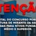 Saiu o edital do concurso público para a Prefeitura de Mirante da Serra – RO, com vagas para níveis fundamental, médio e superior.