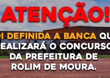 Foi definida a banca que realizará o concurso da Prefeitura de Rolim de Moura.