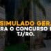 1° Simulado Geral para o concurso do TJRO