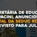 A secretária de Educação, Ana Pacini, anunciou que o edital da SEDUC RO está previsto para julho.
