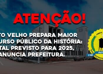 Porto Velho prepara maior concurso público da história: edital previsto para 2025, anuncia prefeitura